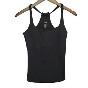 Zobha Racerback Black Tank Top Women's Size 4